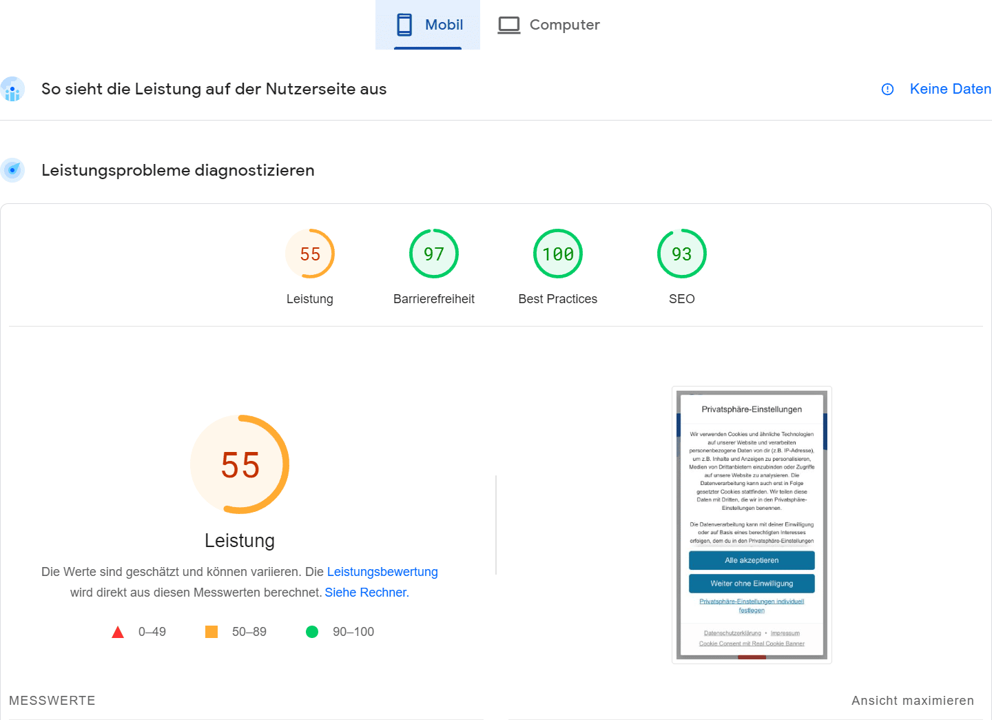 PageSpeed Insights